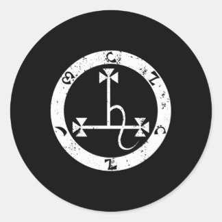 Lilith Sigil Enochian Succubi Writing Magick Occul Classic Round Sticker