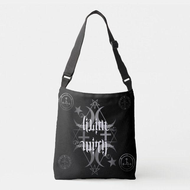 Lilith Witch black and white bag (Front)