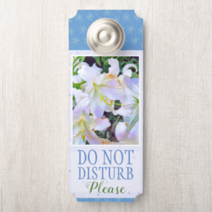 Lilium ‘Casa Blanca’ [Doorknob Sign] ドアノブサイン Door Hanger