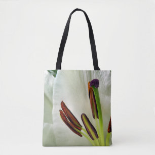 Lilium Oriental White All Over Print Bag