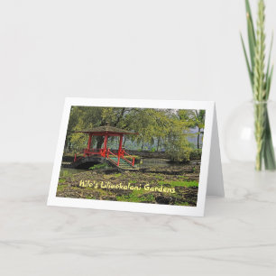 Liliuokalani Gardens in Hilo, Hawaii greeting card