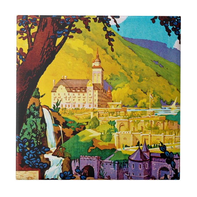 Lillafured Hungary Tile (Front)