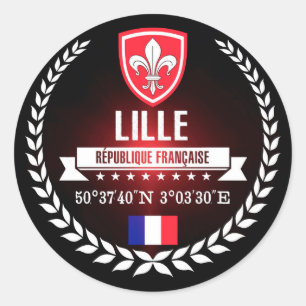 Lille Classic Round Sticker