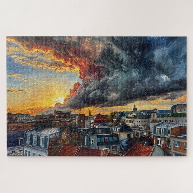 Lille Fire & Light: Gallery Edition Jigsaw Puzzle (Horizontal)