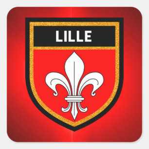 Lille Flag Square Sticker