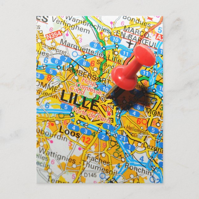 Lille, France Postcard (Front)