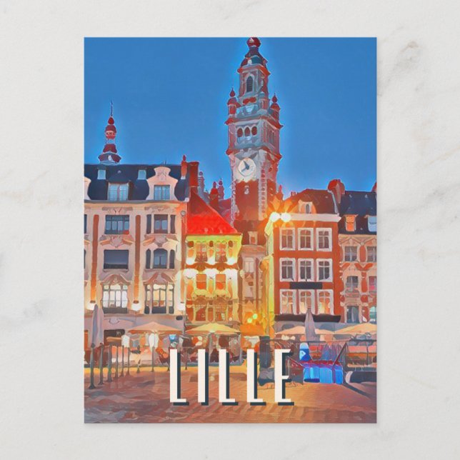 Lille Photo Vintage Postcard (Front)