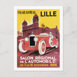 Lille Salon Regional de L'Automobile Postcard