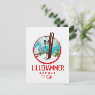 Lillehammer Norway Ski logo