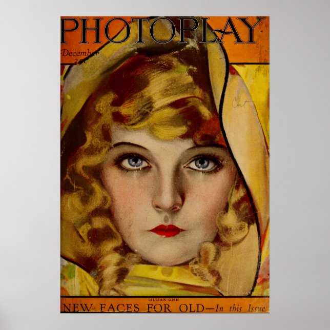 Lillian Gish Decorative Poster (Front)