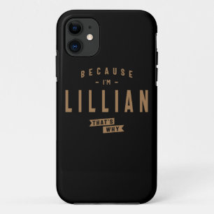 Lillian Name Personalised Birthday Name Lillian Case-Mate iPhone Case