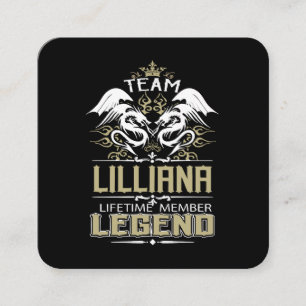 Lilliana Lilliana Dragon Lifetime Member Legend Square Business Card