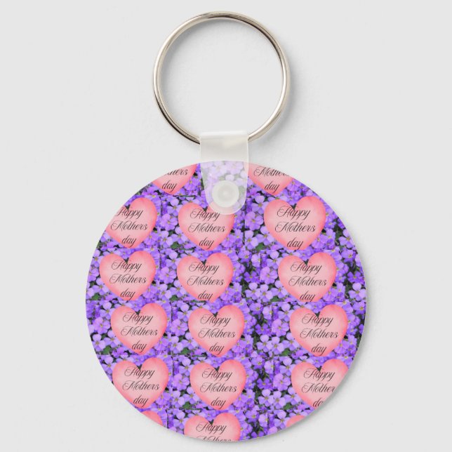 Lillic Flowers Mother day Key Ring (Front)