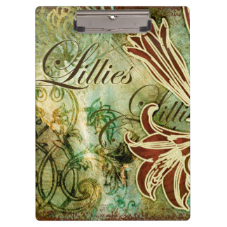 Lillies Clipboard