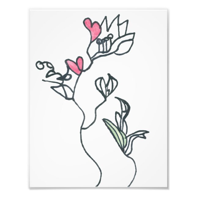 Lillies of my Heart Photo Print (Front)