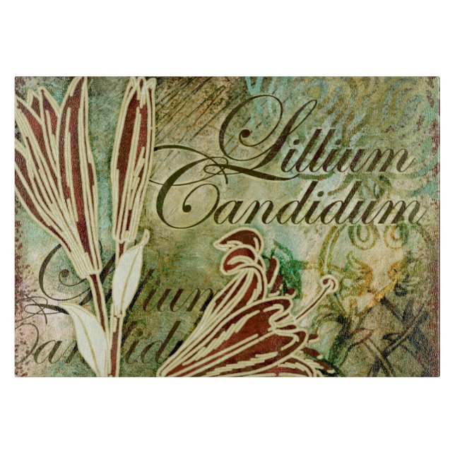 Lillium Candidum Cutting Board (Front)