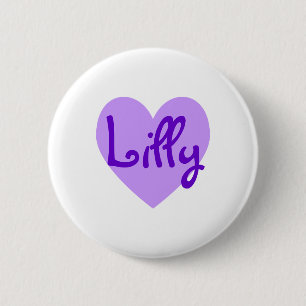 Lilly in Purple 6 Cm Round Badge