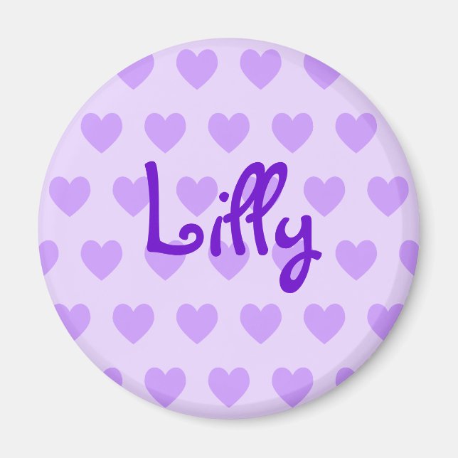 Lilly in Purple Magnet (Front)