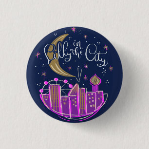 Lilly in the City  3 Cm Round Badge