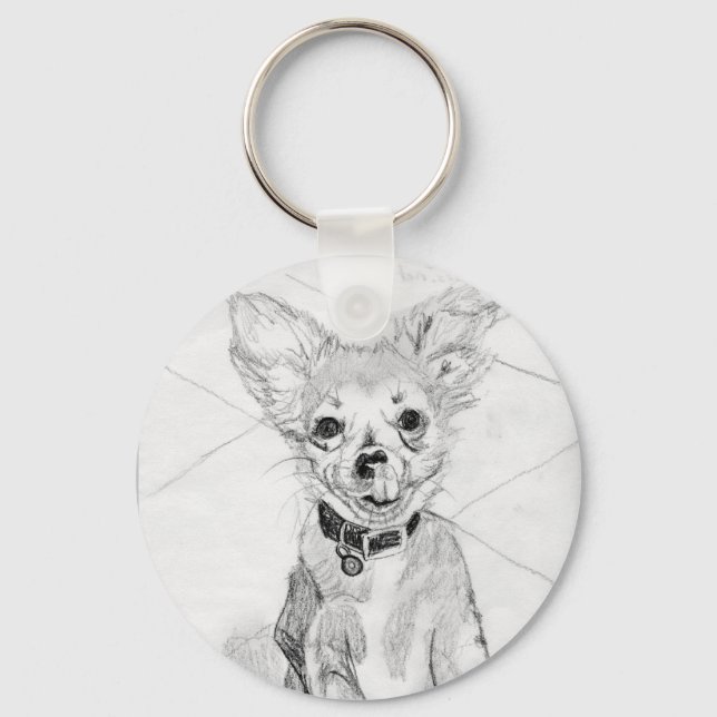 Lilly Keychian Key Ring (Front)