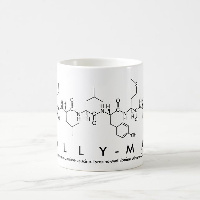 Lilly-Mae peptide name mug (Center)