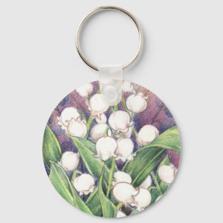 Lilly of the Valley Key Ring