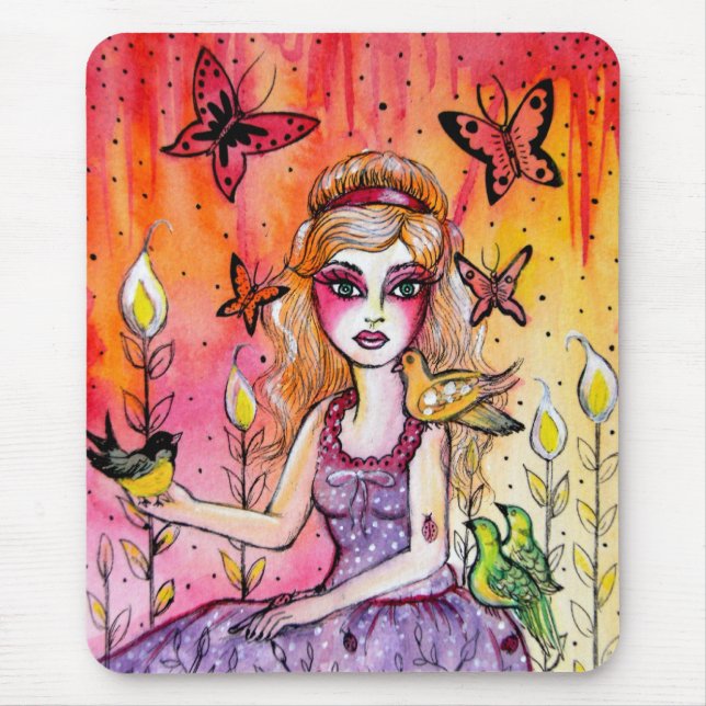 Lilly of the Valley Mousepad (Front)