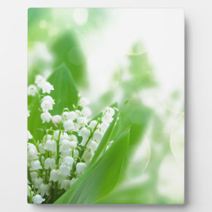 Lilly of the valley plaque