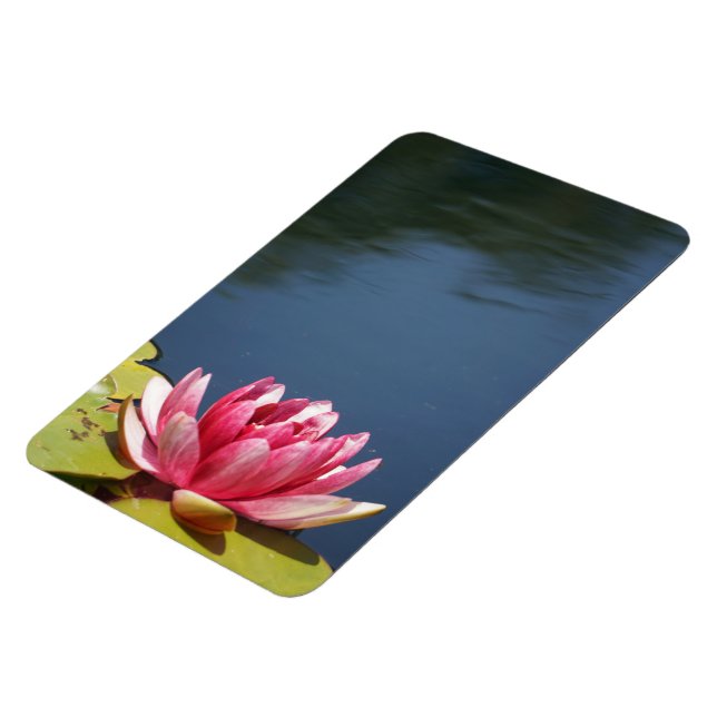 Lilly Pond Flowers Magnet (Left Side)