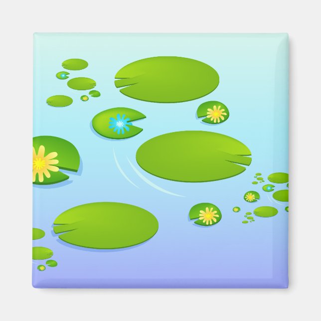 Lilly Pond Magnet (Front)