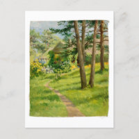 Lilly Walther "Summer Landscape" Painting
