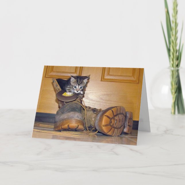 Lilo's Boots Greeting Card (Front)