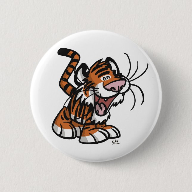 Lil'Tiger button badge (Front)