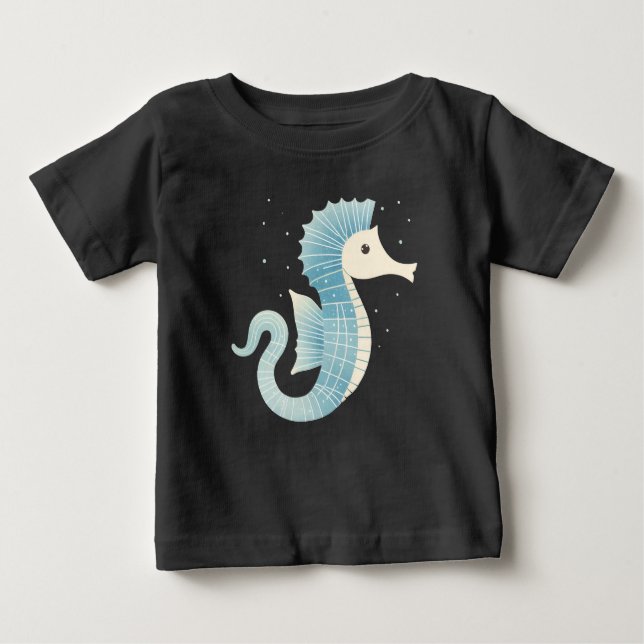 Liltte seahorse baby T-Shirt (Front)