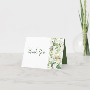 LILY Blossom Elegance Wedding Thank You Card