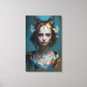 Lily canvas print