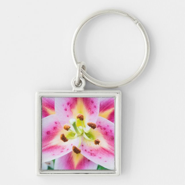 Lily Close-up Key Ring (Front)