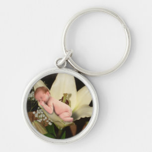 Lily Flower Baby Keychain