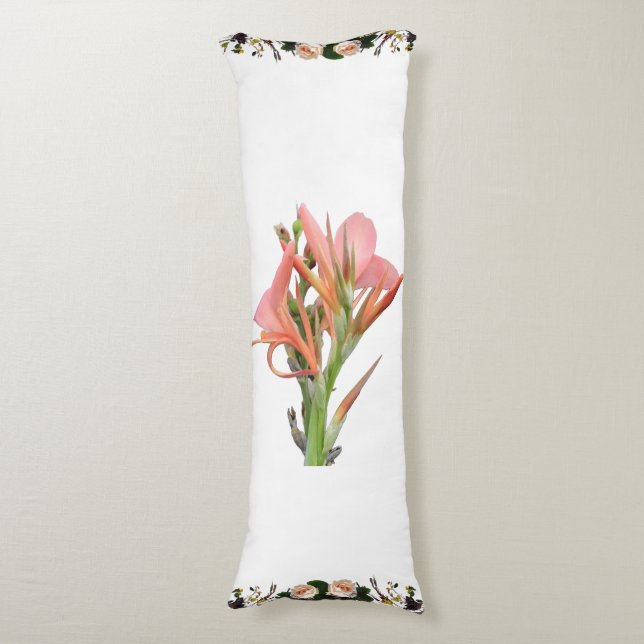 Lily Flower Body Cushion (Front Vertical)