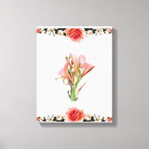 Lily Flower Canvas Print