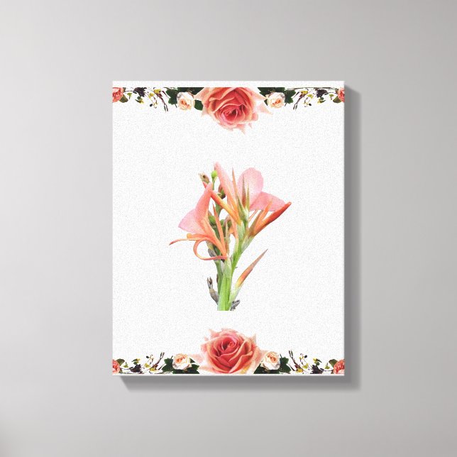 Lily Flower Canvas Print (Front)