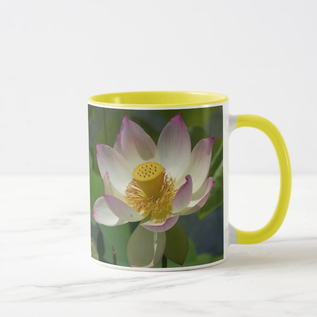 lily flower on water ringer mug (Right)