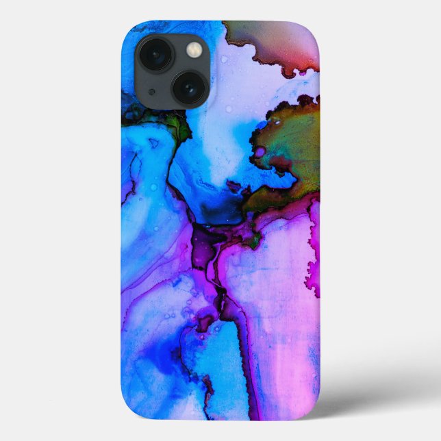 Lily Lake Abstract Watercolor Case-Mate iPhone Cas Case (Back)