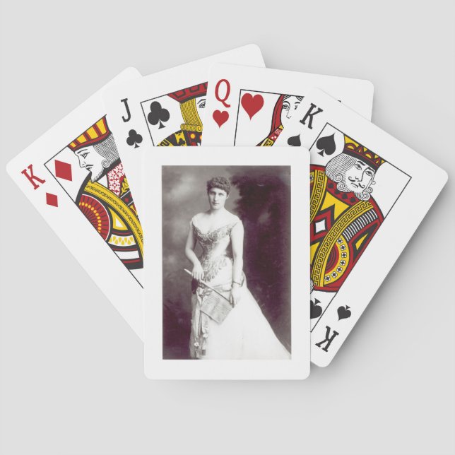 Lily Langtry (1853-1929) performing at the Haymark Playing Cards (Back)