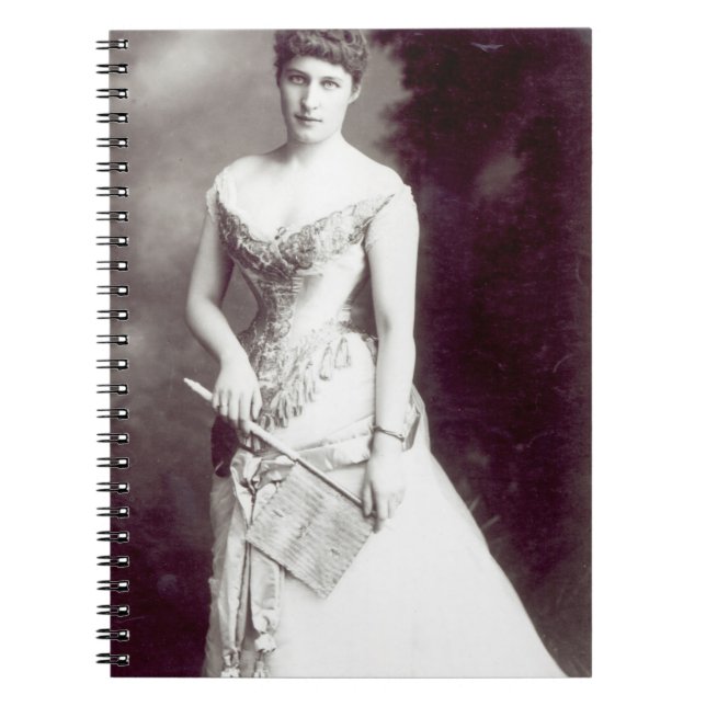 Lily Langtry (1853-1929) performing at the Haymark Spiral Notebook (Front)