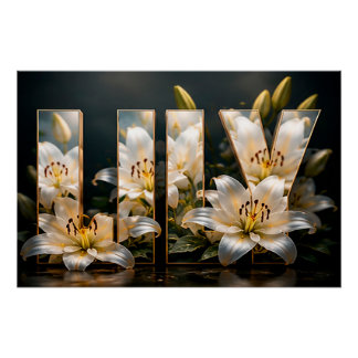 Lily Luxury Botanical Floral Decor