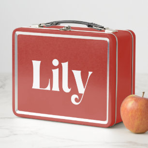 Lily Metal Lunch Box