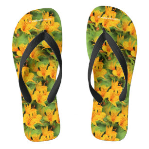 Lily of the Incas / Yellow Alstroemeria Jandals