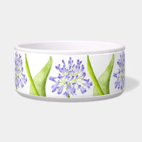 Lily of the Nile on a Salad Bowl 