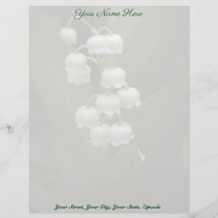 Lily of the Valley-0308 Custom Letterhead